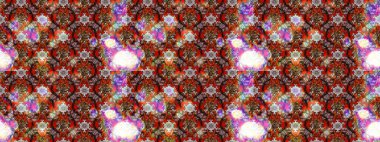 Suluboya çizim kalıbı. Dekorasyon ve tasarım için güzel bir desen. Moda baskısı. Çiçeğin suluboya çizimlerinin mükemmel deseni. Eski model. Raster illüstrasyonu.