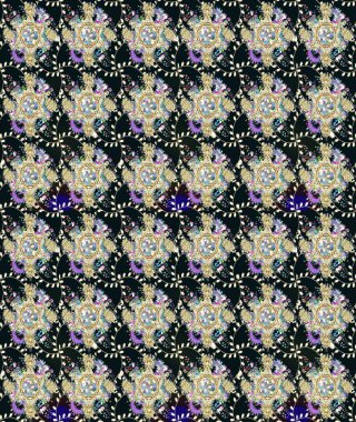 Küçük çiçekteki sevimli çiçek deseni. Gri renkli çiçekler.