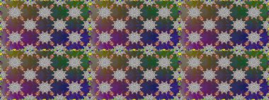 Raster illüstrasyonu. Gri ve kahverengi renkli yaz çiçekleri. Raster çiçek desenli ve çiçekli..