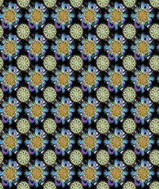 Düz Çiçek Elementleri Tasarımı. Siyah ve nötr renklerde çiçekler. Çiçekle kusursuz desen. Renkli Bahar Teması Kusursuz Arkaplan.