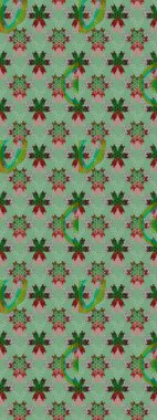 El çizimi. Yeşil renkli çiçekler. Suluboya çizimi. Çiçekli çizim deseni.