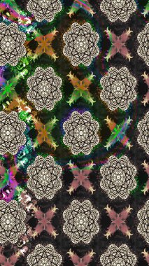 Gri renkli çiçekler. Raster illüstrasyonu. Çiçek desenli eskiz, vuruşlar, sıçramalar, yaz çiçekleri..