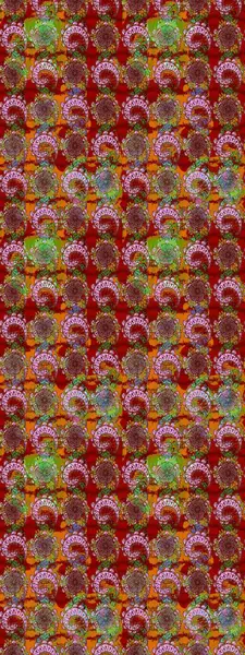 Tropik çiçekler. Gömlek, arka plan modelini çiz. Kırmızı renkte çiçekler.