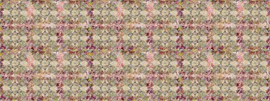 Kusursuz çiçek deseni. Duvar kâğıdı barok, İspanyol kumaşı. Kusursuz raster arka plan. Tarafsız renklerde grafiksel modern kusursuz desen.