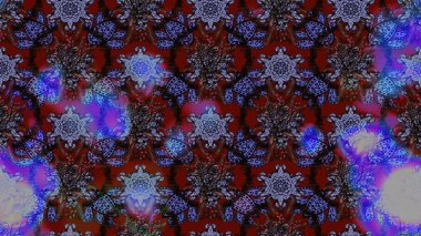 Küçük çiçekteki sevimli çiçek deseni. Raster illüstrasyonu. Tony 'nin kumaş kalıbını çiz. Modaya uygun kumaş deseni.