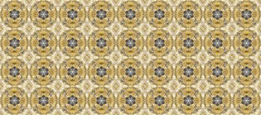 Bej, nötr ve kahverengi, altın elementlerle altın desenli. Kusursuz klasik altın desen. Raster geleneksel oryantasyon süsü.