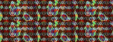 Çiçek arkaplanlı soyut zarafet eskiz deseni. Raster Güzel kumaş deseni.