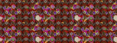 Çiçekli çizim şekli. Kahverengi renkli çiçekler. Renkli Bahar Teması eskiz kalıbı. Düz Çiçek Elementleri Tasarımı.