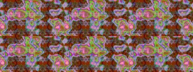 Elle boyanmış suluboya resim çizimleri, çiçekler ve bitkiler. Kahverengi renkte çiçekler.