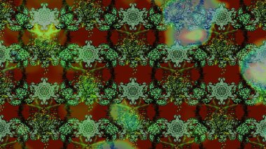 Raster Moda kumaş deseni. Çizgi çizimi kalıbı. Şirin çiçekler..