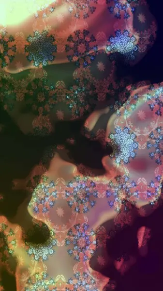 Çiçekler suluboya eskiz deseni. Raster Stili kumaş deseni.