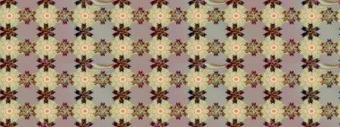 Gri renkli çiçekler. Güzel çiçek deseni. Renkli Bahar Teması eskiz kalıbı. Düz Çiçek Elementleri Tasarımı.