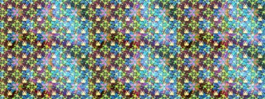 Yumuşak, mavi renkte bahar çiçekleri. Raster illüstrasyonu. Raster çiçekleri klasik tarzda çizilmiş. Çiçekli yumuşak çizim deseni.