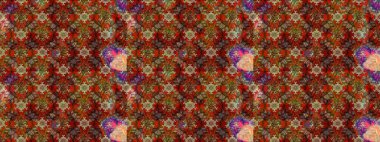 Küçük çiçekteki sevimli çiçek deseni. Güzel karalamalı çiçek desenli çizim. Güzel kumaş deseni. Raster illüstrasyonu.