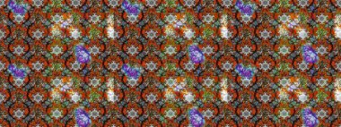 Raster Illustrasyon 'daki Çiçek Deseni' nin son moda çizimi. Güzel kumaş deseni. Renkli Yaz Temalı eskiz kalıbı. Düz Çiçek Elementleri Tasarımı.