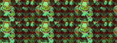 Raster suluboya çiçek deseni, narin çiçekler, yeşil çiçekler, tebrik kartı şablonu. Güzel kumaş deseni.