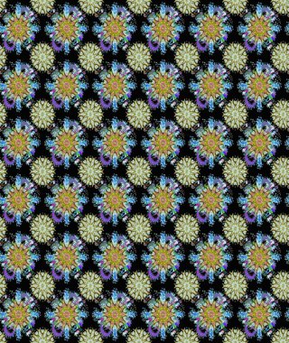 Düz Çiçek Elementleri Tasarımı. Siyah ve nötr renklerde çiçekler. Çiçekle kusursuz desen. Renkli Bahar Teması Kusursuz Arkaplan.