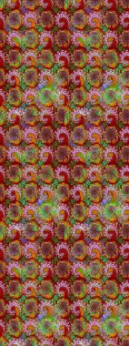 Küçük yabani çiçeklerdeki halk modelini çiz. Taşralı şıklığı. Tekstil, duvar kâğıdı, kapaklar, yüzey, baskı, hediye paketi, hatıra defteri, dekupaj. Liberty style millefleurs.