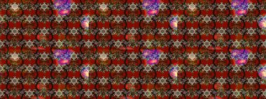 Çiçek desenli çizim. Raster illüstrasyonu. Asya tekstil tarzında. Kahverengi renkli çiçekler. Renkli Bahar Teması eskiz kalıbı. Düz Çiçek Elementleri Tasarımı.