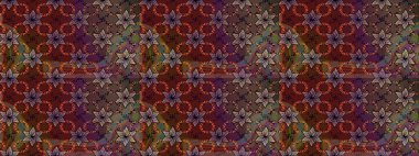 Çiçekler, dallar, bitkiler ve çiçekler. Raster illüstrasyonu. Güzel kumaş deseni. El çizimi.