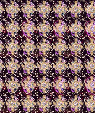 Siyah renkli çiçekler. Düz Çiçek Elementleri Tasarımı. Renkli Bahar Teması eskiz kalıbı. Raster illüstrasyonunda çiçek deseni çizimi.