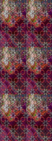 Kahverengi renkli çiçekler. Kahverengi renkte çiçek eskizi. Çiçek deseni. Şatafatlı bahar bahçesi dokusu. Raster illüstrasyonu.