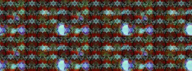 Bahar çiçekleriyle güzel bir çiçek deseni çizmişsin. Güzel kumaş deseni. Raster illüstrasyonu.