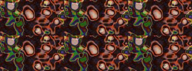 Sınır Kızılderili çiçekli paisley patten. Taslak süsleme izi. Etnik Mandala havlusu. Raster Henna tarzı. Tebrik kartı arkaplanı, boyama kitabı, arkaplan, tekstil için kullanılabilir.