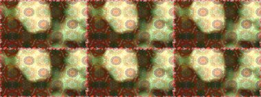 Kahverengi ve nötr çiçekli bahar çiçekleri. Motley illüstrasyonu. Küçük renkli çiçekler. Moda baskıları için zarif bir şablon. Küçük çiçekte şirin desenler.