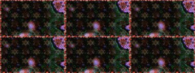 Çiçekli, suluboya desenli kusursuz çiçek deseni. Süslü kumaş deseni. Raster deseni.