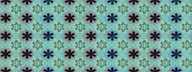 Raster illüstrasyonu. Hoş bir çiçek geçmişi var. Küçük bir çiçekte eskiz deseni. Güzel kumaş deseni.