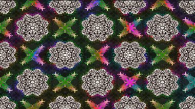 El çizimi. Güzel kumaş deseni. Raster illüstrasyonu. Çiçekler, dallar, otlar ve çiçekler.