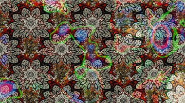 Tekrar eden çiçek arkaplanı, zarif gri çiçek duvar kağıdı. Gri renkler üzerine çiçek desenli çizimler, el yapımı papatyalar, papatyalar..