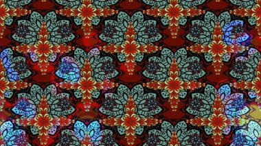 Suluboya çizim kalıbı. Dekorasyon ve tasarım için güzel bir desen. Raster illüstrasyonu. Moda baskısı. Çiçeğin suluboya çizimlerinin mükemmel deseni. Eski.