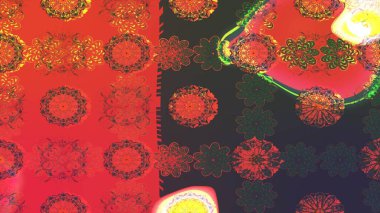 Güzel kumaş deseni. Bahar çiçekleriyle güzel bir çiçek deseni çizmişsin. Raster illüstrasyonu.