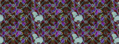 Küçük çiçekteki sevimli çiçek deseni. Mavi renkte çiçekler.