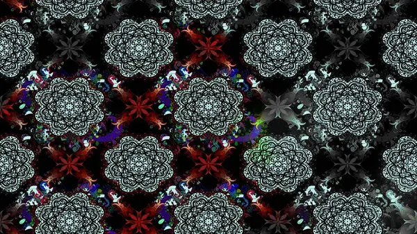 Kumaş, duvar kağıdı ve kağıt üzerine baskı yapmak için gelişen arka plan. Raster illüstrasyonu. Eski usul küçük çiçekli şirin bir eskiz deseni. Moda arka planında parlak buketler.