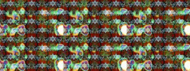 Kızılderili desenli desenli desenli şal deseni. Etnik Mandala süsü. Raster Henna dövme stili. Tekstil, tebrik kartı, boyama kitabı, telefon kılıfı baskısı için kullanılabilir.