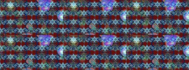 Küçük çiçekteki sevimli çiçek deseni. Mavi renkli çiçekler. Raster illüstrasyonu.