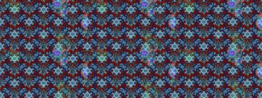 Yapraklı çiçekler ve mavi renkli papatya çiçekleri. Eskiz arkaplan modeli. Raster - stok.