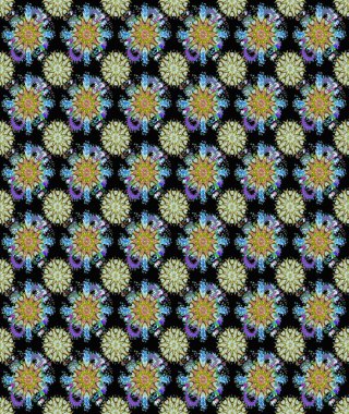 Üzerinde gelincikler ve vadi zambakları olan renkli çiçek desenli nakış deseni. Tekstil tasarımı için siyah renkli geleneksel halk çiçekleri buketi.