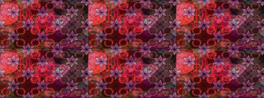 Paket kağıdı için en iyisi. Karşılama ya da düğün geçmişi olarak kullanılabilir. Kahverengi lale çiçekli Raster eskiz deseni. Doğal kozmetik ürünleri, parfüm, çiçekçi dükkanı için bahar ihalesi tasarımı.