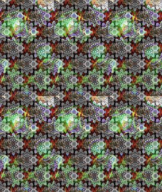 Renkli Yaz Temalı eskiz kalıbı. Düz Çiçek Elementleri Tasarımı. Modaya uygun kumaş deseni. Sevimli çiçek raster deseni.