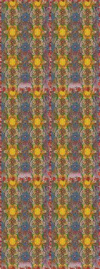 Renkli Yaz Temalı eskiz kalıbı. Yazdır. Güzel kumaş deseni. Düz Çiçek Elementleri Tasarımı. Güzel eskiz şekli. Raster çiçekli arka plan.