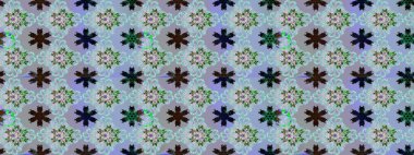 Düz Çiçek Elementleri Tasarımı. Raster Şirin kumaş deseni. Eskiz klasiği. Renkli Bahar Teması çizim şablonu.