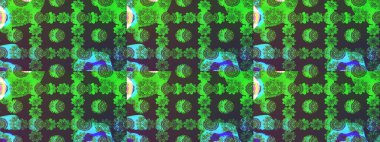 Düz Çiçek Elementleri Tasarımı. Çiçeksel fantezi tasarımı ve parlak bir arka plan çizimi. Renkli Bahar Teması çizim şablonu.