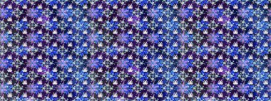 Çiçek deseni duvar kağıdı, desen dolguları ve web sayfası arka planı için kullanılabilir. Şekil verilmiş çiçeklerle eskiz deseni. Süslü zentangle çizim dokusu, soyut çiçeklerle süslenmiş..