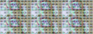 Üzerinde gelincikler ve vadi zambakları olan renkli çiçek desenli nakış deseni. Tekstil tasarımı için doğal renklerde geleneksel halk çiçekleri buketi.