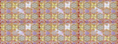 Modern, nötr ve bej kaplama duvar kağıdı resimli klasik çizgili, desenli desenli desenli çiçekler, çiçekli süsler. Çiçekli el, pürüzsüz desen..