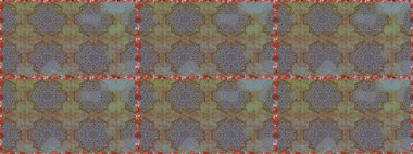 Renkli Bahar Temalı Kusursuz Arkaplan. Güzel kumaş deseni. Düz Çiçek Elementleri Tasarımı. Kusursuz çiçek deseni. Raster illüstrasyonu. Asya tekstil tarzında.